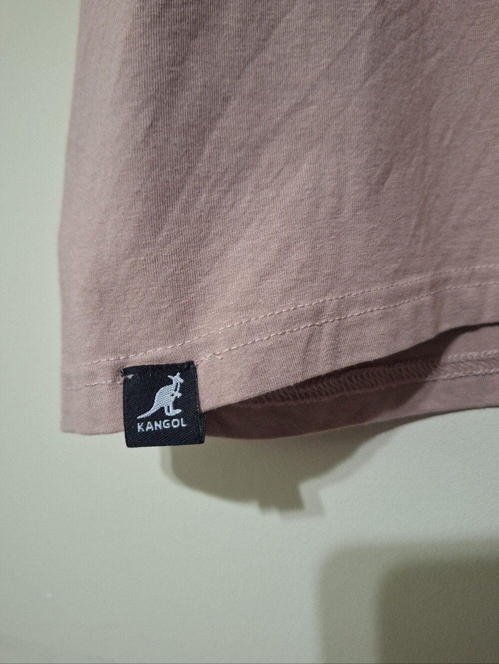 Kangol Dusty Rose Soft Cotton Modal Crewneck T-Shirt XXL Fits L/XL - Picture 4 of 8
